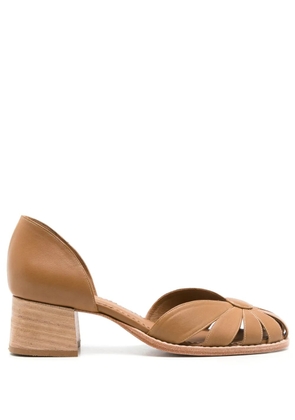 Sarah Chofakian 40mm Scarpin Marjorie pumps - Brown