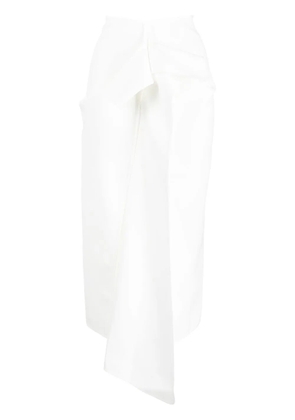 Maticevski draped-detail skirt - White