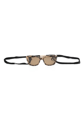 Barton Perreira Cora tortoiseshell-effect sunglasses - Brown
