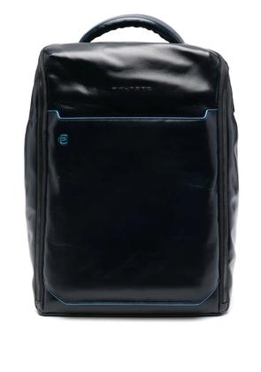PIQUADRO leather backpack - Blue