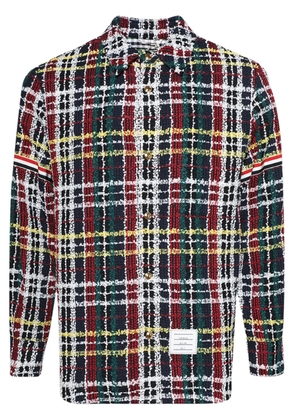 Thom Browne tartan shirt jacket - Red