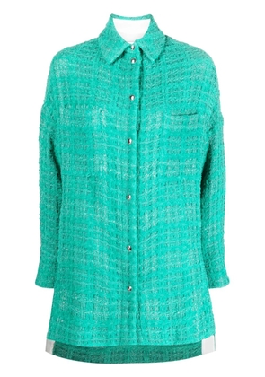 IRO single-breasted knitted coat - Green
