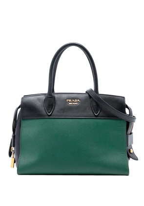 Prada Pre-Owned 2010-2025 Saffiano and City Calf Esplanade satchel - Black