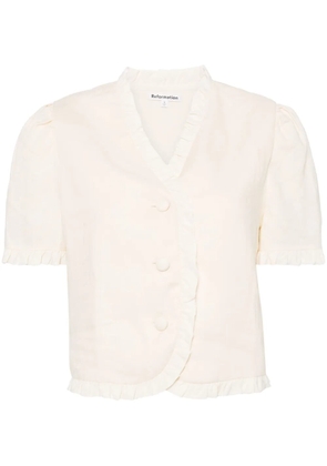 Reformation Bess top - Neutrals