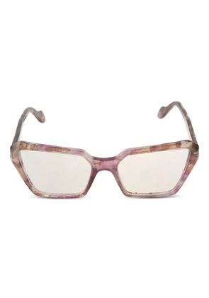 Kador Kamila Light geometric frame glasses - Pink