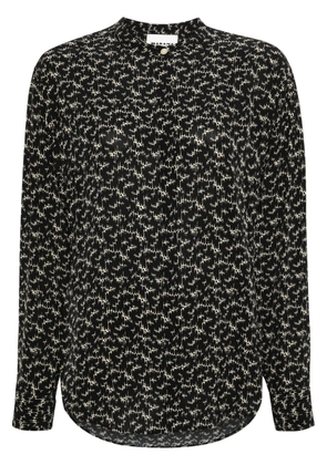 MARANT ÉTOILE Catchell batwing-sleeved shirt - Black