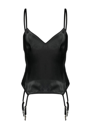 Maison Close silk camisole top - Black