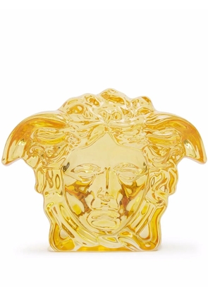 Versace Medusa Lumiere crystal paperweight - Yellow