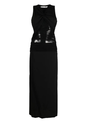 Christopher Esber Semblance tulle-trim ruched dress - Black