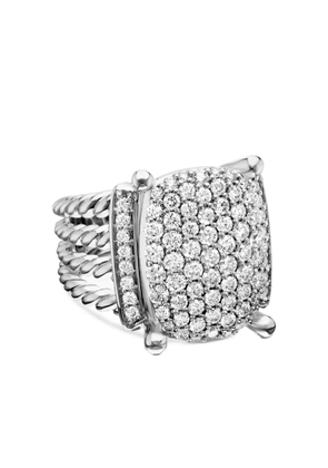 David Yurman sterling silver Wheaton diamond ring (16.7mm)
