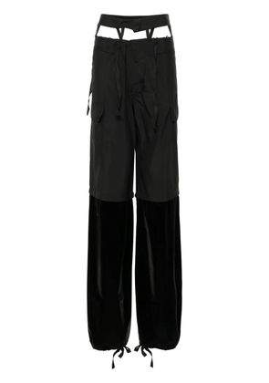 Ottolinger raw-cut finish trousers - Black