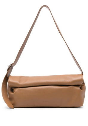 Jil Sander medium Rollup shoulder bag - Brown