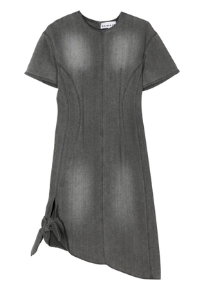 REMAIN knot-detail denim dress - Grey
