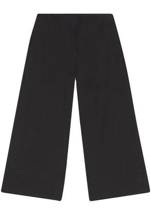 GANNI straight-leg trousers - Black