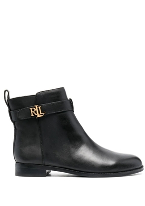 Lauren Ralph Lauren Briele leather ankle boots - Black