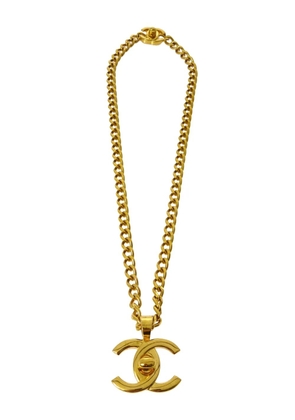 CHANEL Pre-Owned 1997 CC turn-lock pendant necklace - Gold