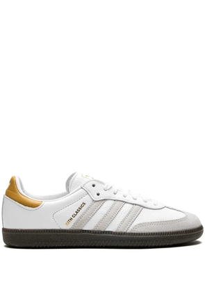 adidas x Kith Samba “White/Grey/Gold” sneakers