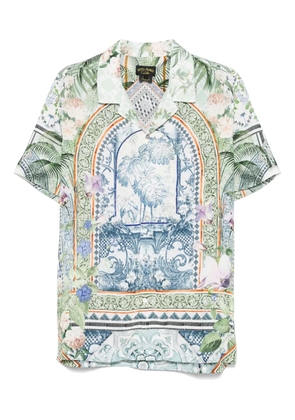 Camilla Jardim Party-print shirt - Green