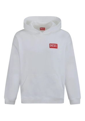 Diesel S-BOXT cotton hoodie - White