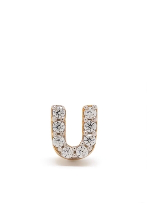 Missoma Initial single stud earring - Gold
