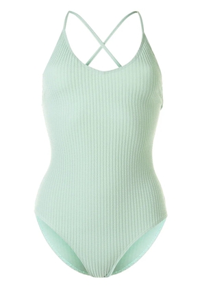 Duskii Margot ribbed swimsuit - Green