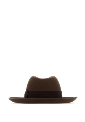 Borsalino Alexander fedora hat - Brown