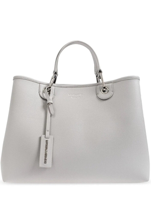 Emporio Armani medium MyEA tote bag - Grey