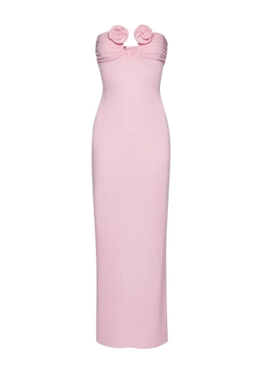 Magda Butrym rosettes ruched maxi dress - Pink
