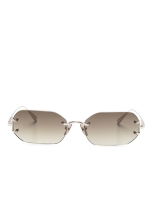 Linda Farrow Magali rimless sunglasses - Silver