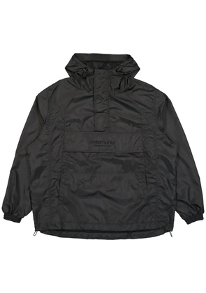 VETEMENTS logo-embroidered padded jacket - Black
