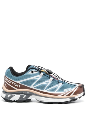 Salomon XT-6 Aegean lace-up sneakers - Blue