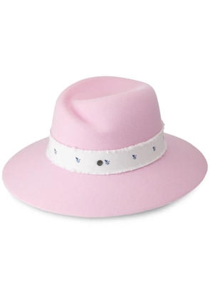 Maison Michel Virginie felt fedora hat - Pink