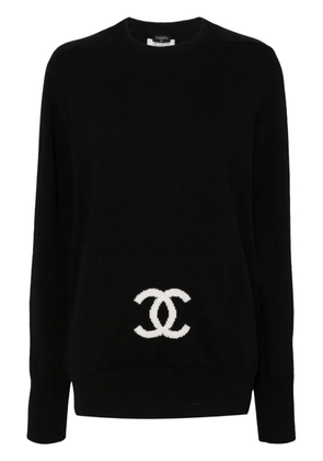 CHANEL Pre-Owned 1990-2000s cashmere sweater - Black
