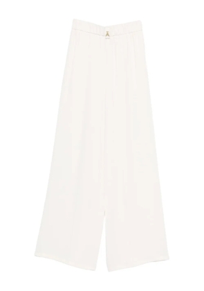Patrizia Pepe elastic-waist trousers - Neutrals