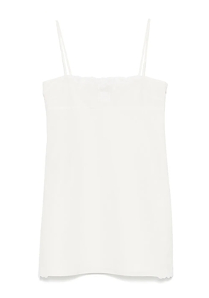 Miu Miu linen-blend dress - White