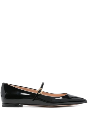 Gianvito Rossi Ribbon Jane ballerina shoes - Black