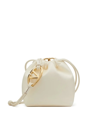 Valentino Garavani mini VLogo Pouf bucket bag - White