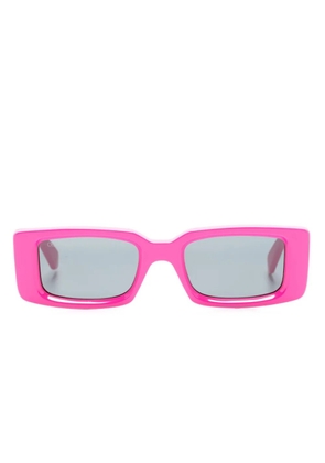 Off-White Eyewear Arrows rectangle-frame sunglasses - Pink
