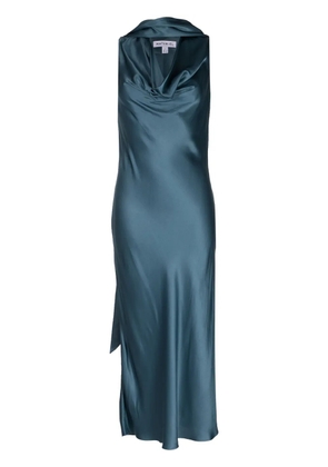 Materiel draped scarf-detail midi dress - Green