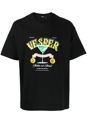 FIVE CM graphic-print short-sleeve T-shirt - Black