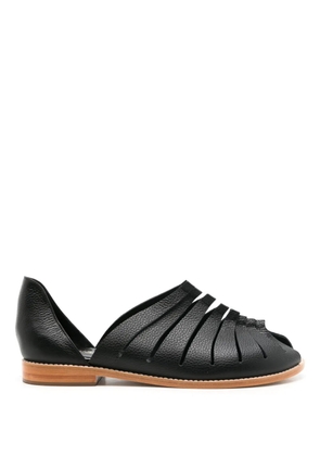 Sarah Chofakian Faustine cut-out sandals - Black