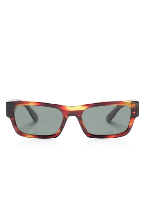 Prada Eyewear rectangle-frame sunglasses - Brown