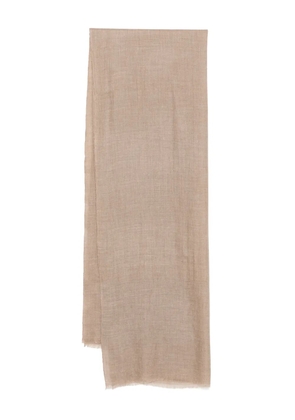 AKEE INTERNATIONAL wool scarf - Neutrals