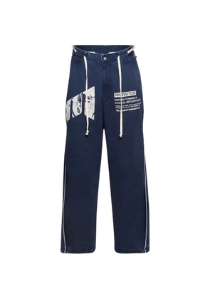 RRR123 Rivington logo working man trousers - Blue