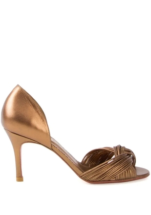 Sarah Chofakian 65mm Colagem sandals - Gold
