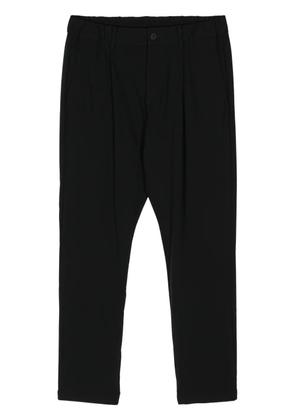 Attachment slim-cut trousers - Black