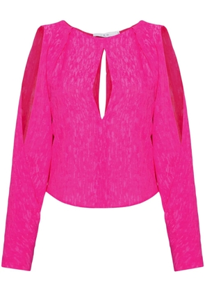 IRO Maurita plissé blouse - Pink