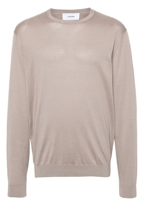 Lardini cotton knitted jumper - Grey