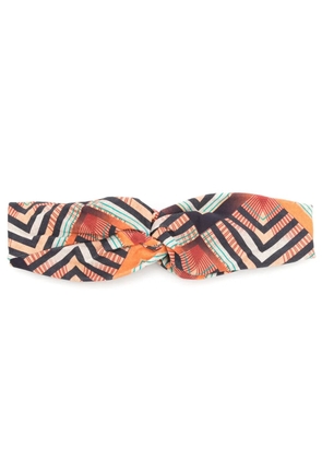 Lygia & Nanny Bethânia geometric-print headband - Multicolour