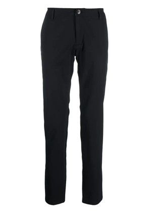 Armani Exchange mid-rise tapered-leg trousers - Blue